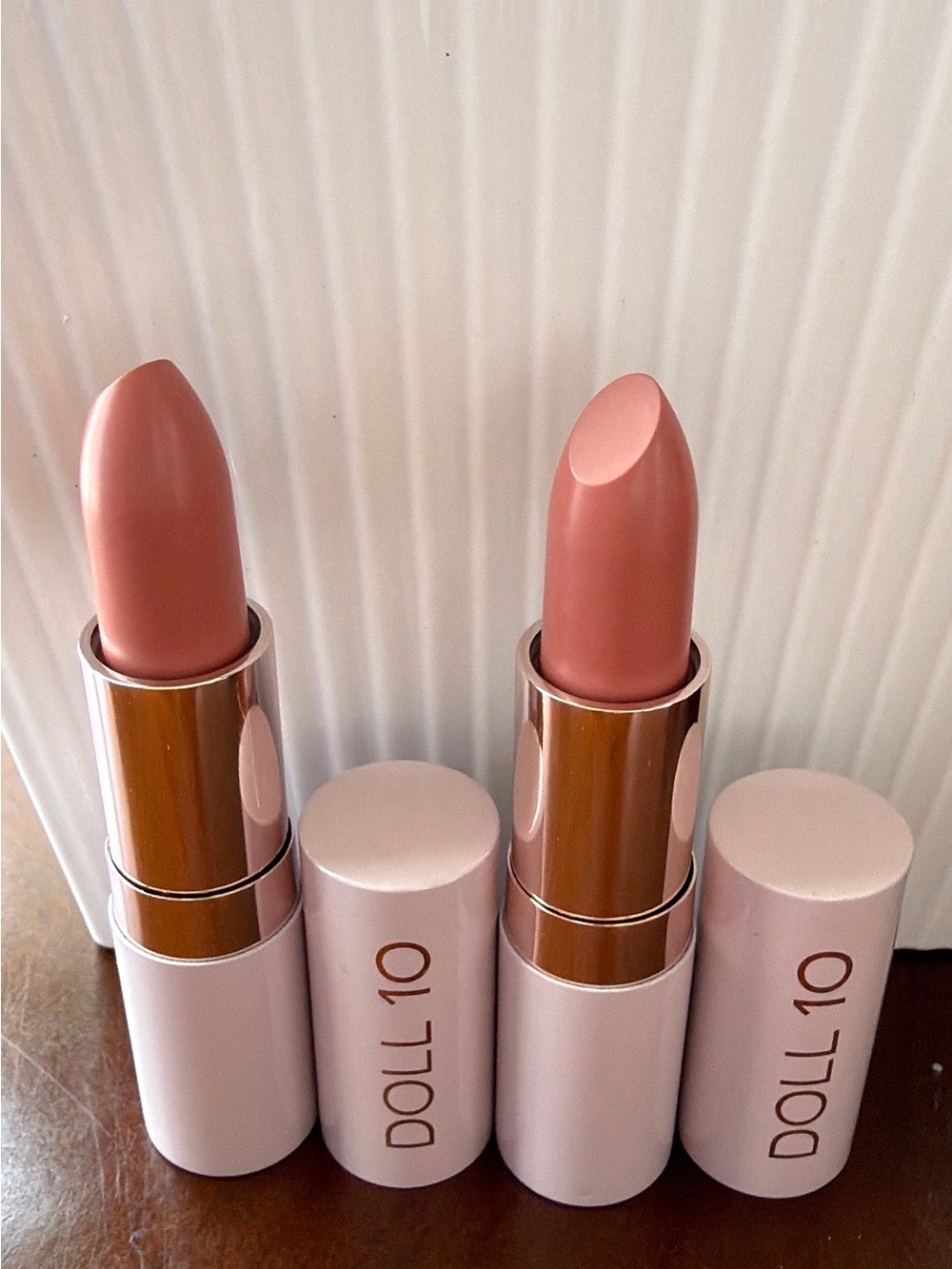 Dollcake DOLL 10 Nude Pink Cream Lipsticks - Soft Rose Pair